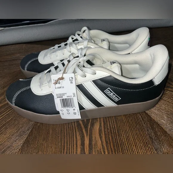 Brand new Adidas VL Court 3.0 Size 12 1/2 Day of the Dead Edition - Picture 2 of 6